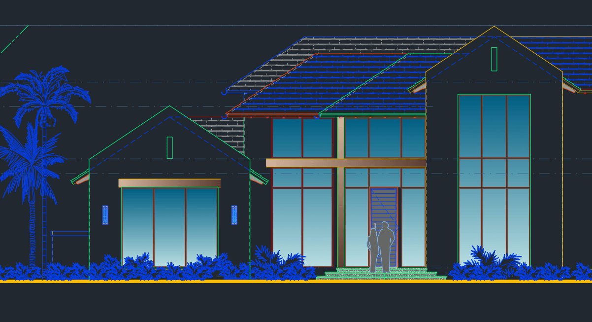 Technical 3D model used to support architectural documentation